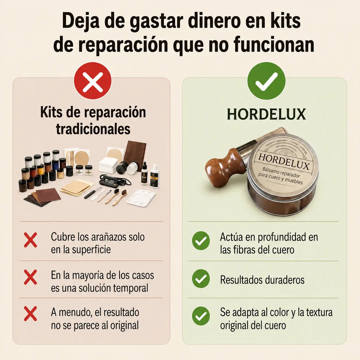 Hordelux – Restauración del cuero del coche